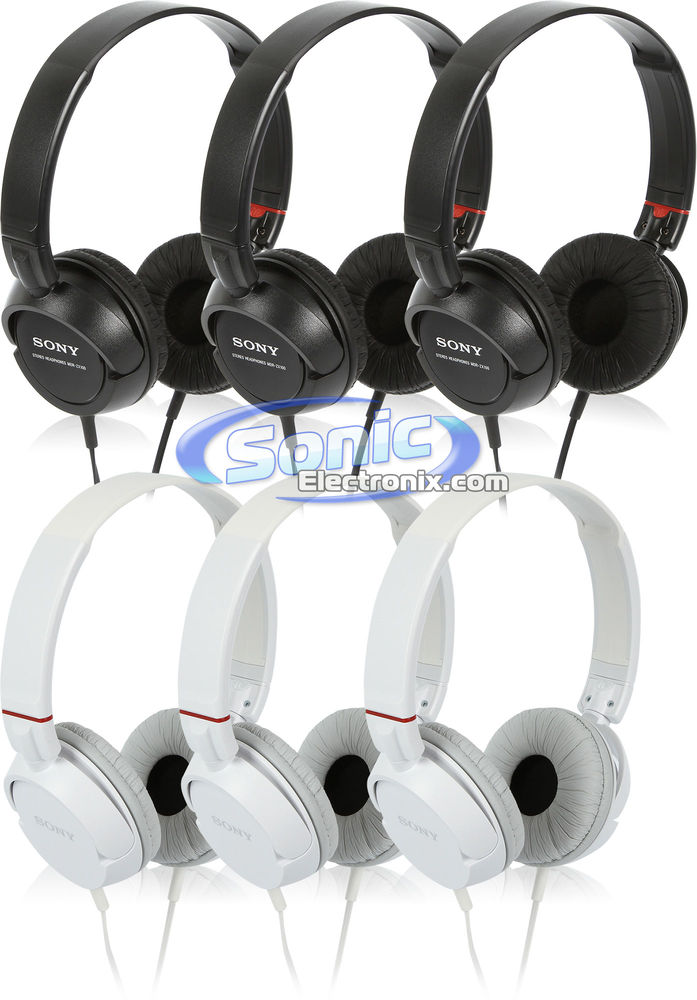 Sony MDR-ZX100 Black & White (6-Pack) Image 1