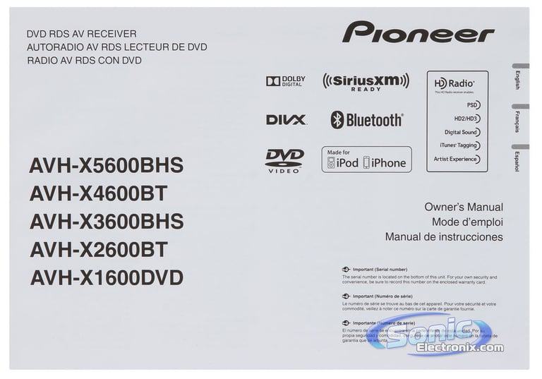 Pioneer AVH-X5600BHS (Factory Refurbished) Image 9