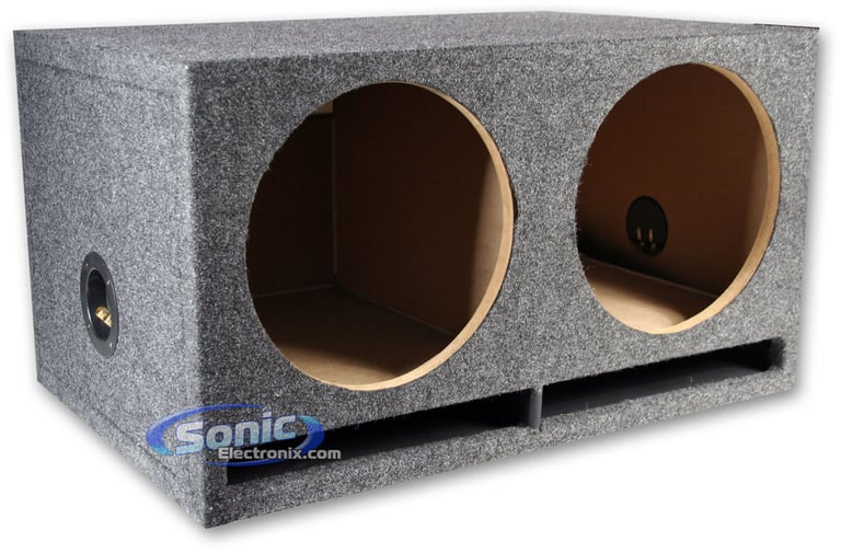 Sonic Sub Box: 2SBV12 (Gray)-OPEN BOX Image 3