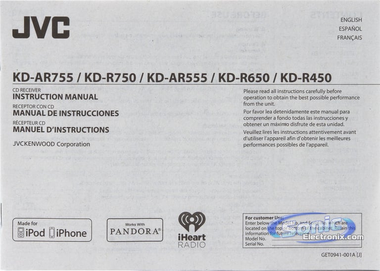 JVC KD-R650 Image 8