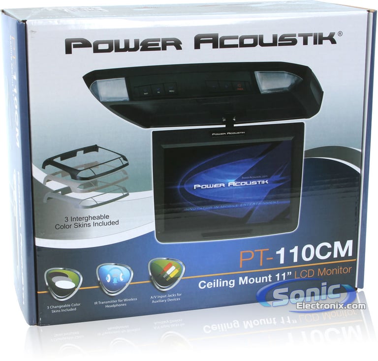 Power Acoustik PT-110CM (Black/Gray/Beige Skins Included) Image 10