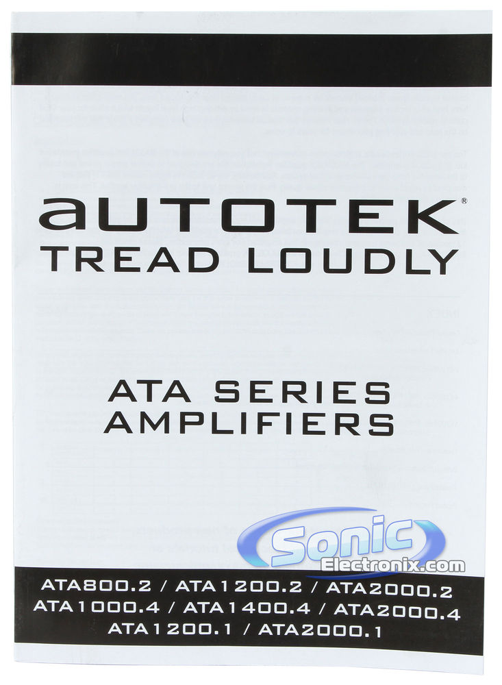 Autotek ATA1000.4 Image 6