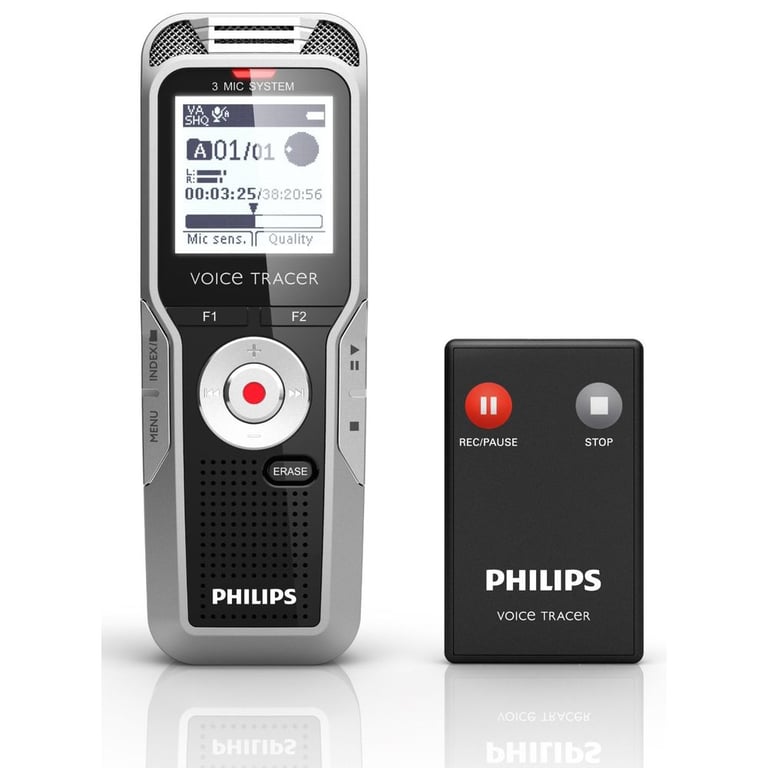 Philips DVT5500/00 Digital Voice Recorder/Tracer Open Box Image 3