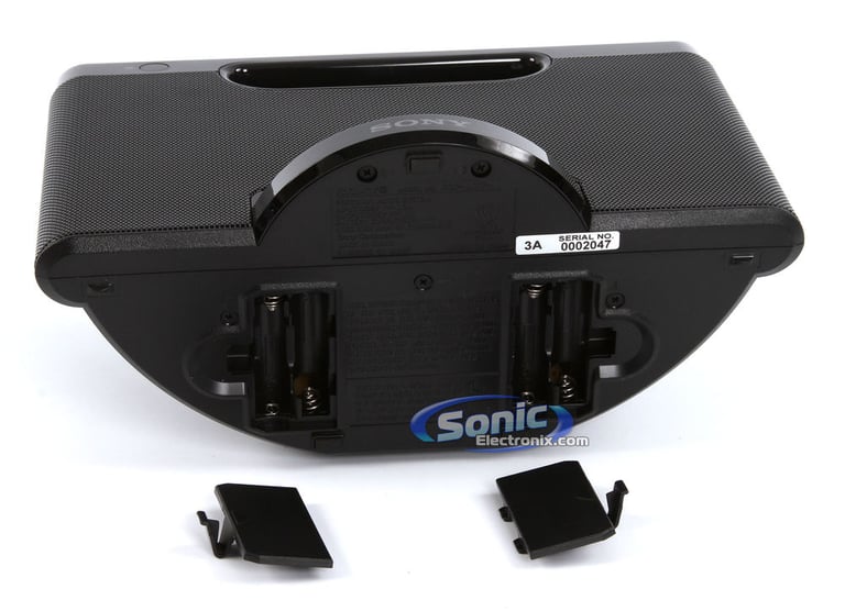 Sony RDP-M7iPBLKN Portable Lightning iPod/iPhone Speaker Dock (Black) Open Box Image 14