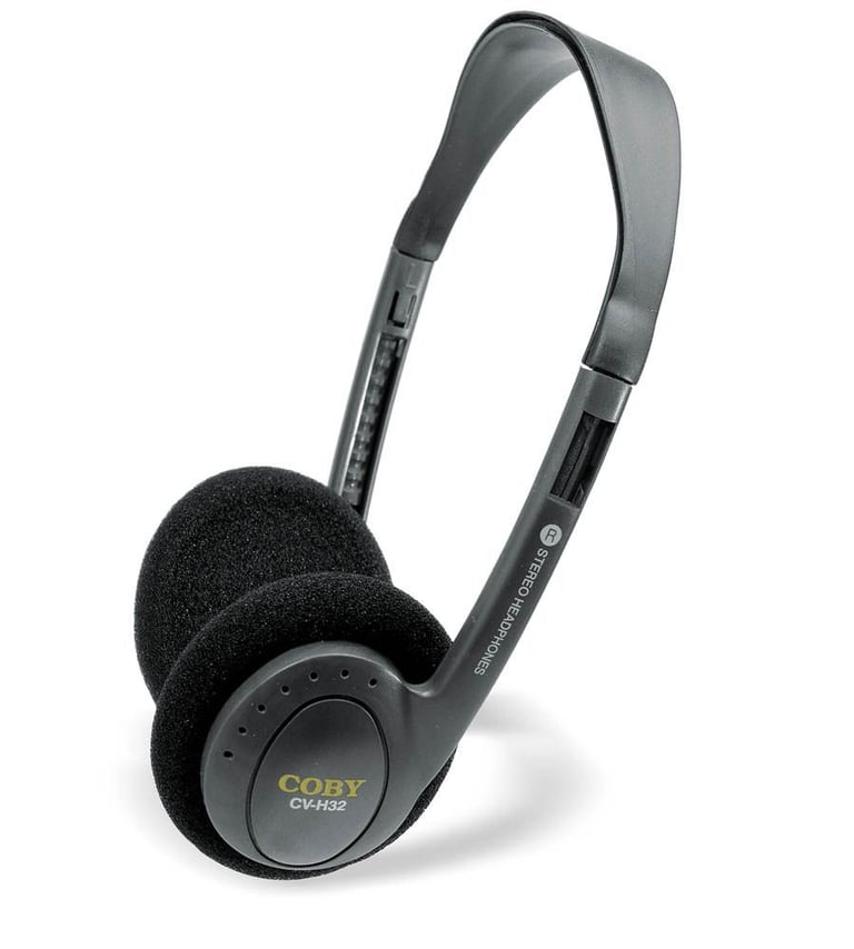 Coby CVH32 (CV-H32) Lightweight Open-Air Stereo Headphones Image 1