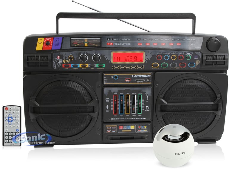 Lasonic Limited Edition Multi-Color i-931BT + Sony SRS-BTV5 (White) Image 1