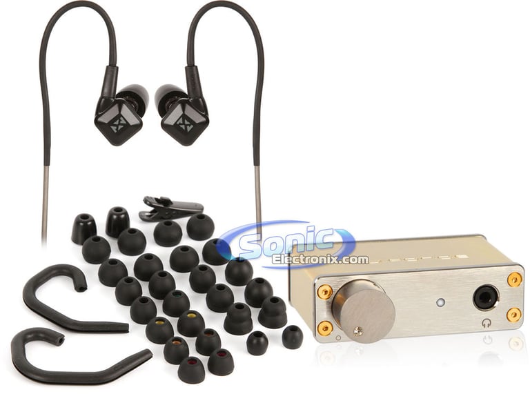 NuForce Icon uDAC-2 Signature Gold + NVX EX10s Image 1