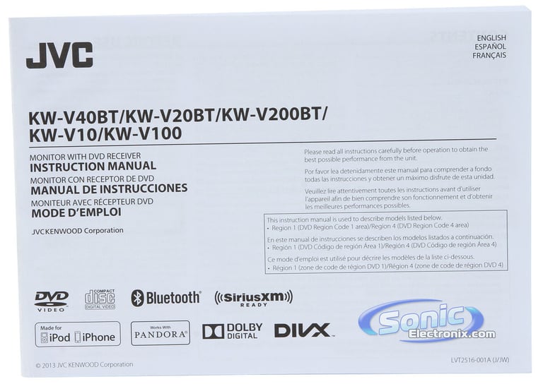 JVC KW-V20BT Image 8