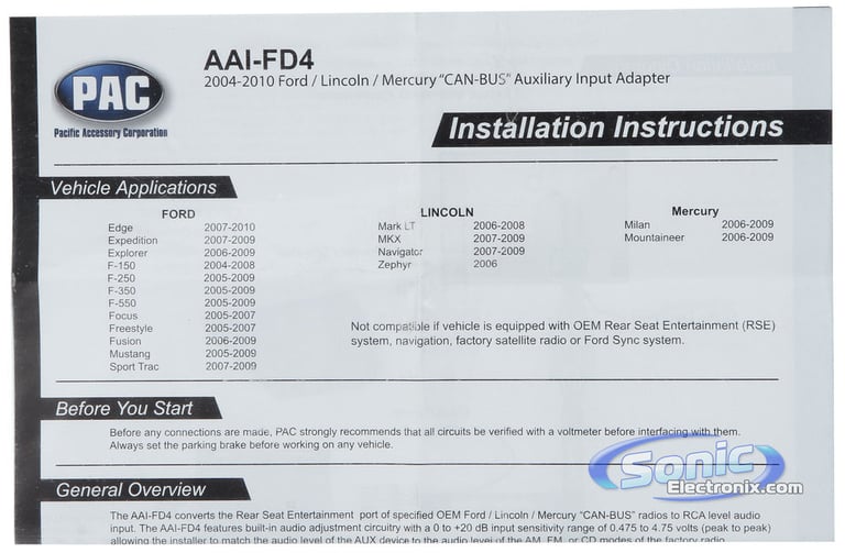 PAC AAI-FD4 Image 4