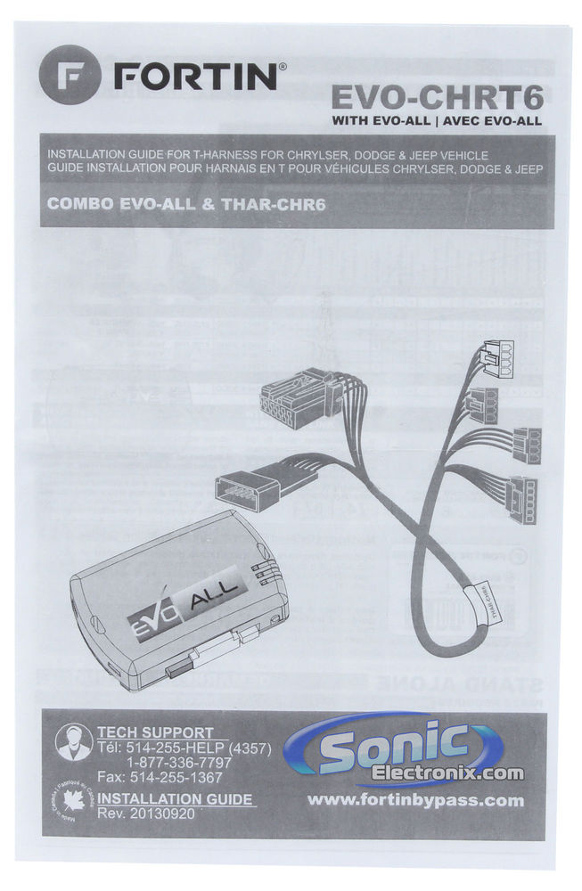 Remote Start System For 2011-up Chrysler, Dodge, Jeep, and Ram (Fortin EVO-CHRT6) Image 4