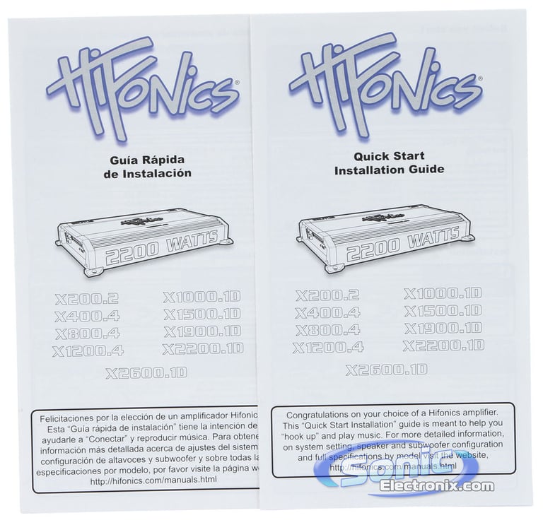 Hifonics X800.4 Image 6