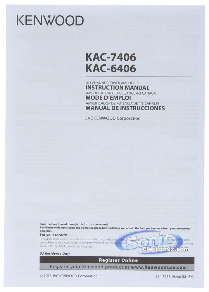 Kenwood KAC-6406 Image 6