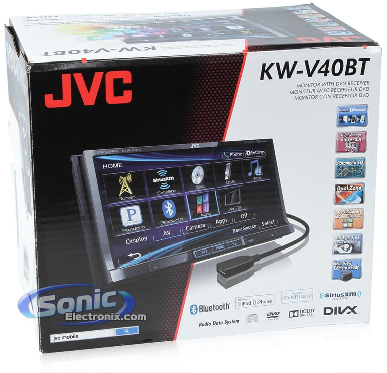 JVC KW-V40BT OPEN BOX COMPLETE Image 9