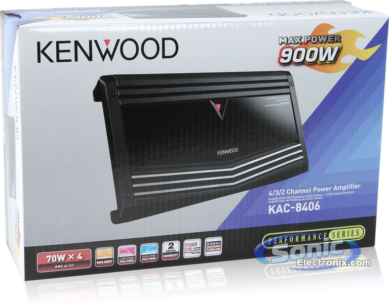 Kenwood KAC-8406 OPEN BOX COMPLETE Image 7
