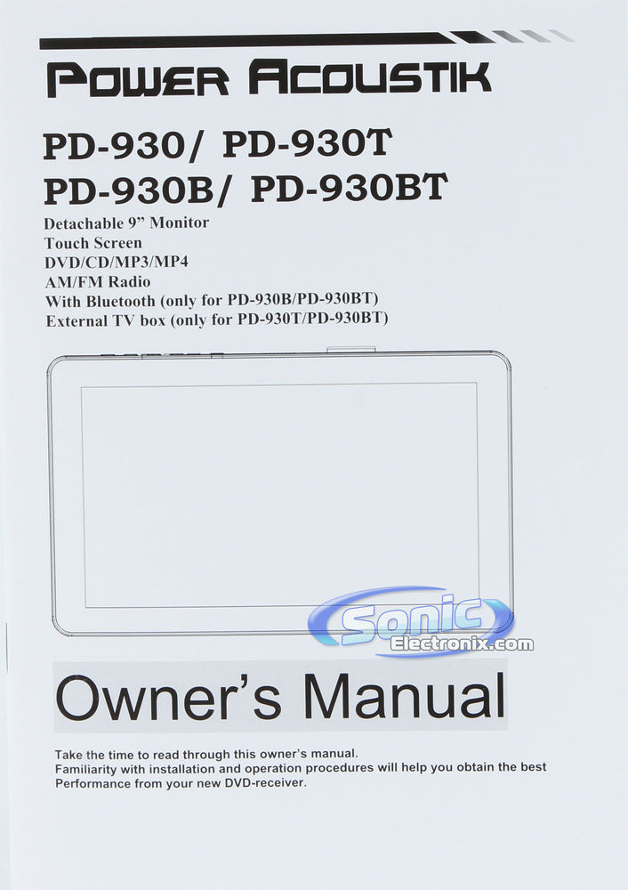 Power Acoustik PD-930B Image 14