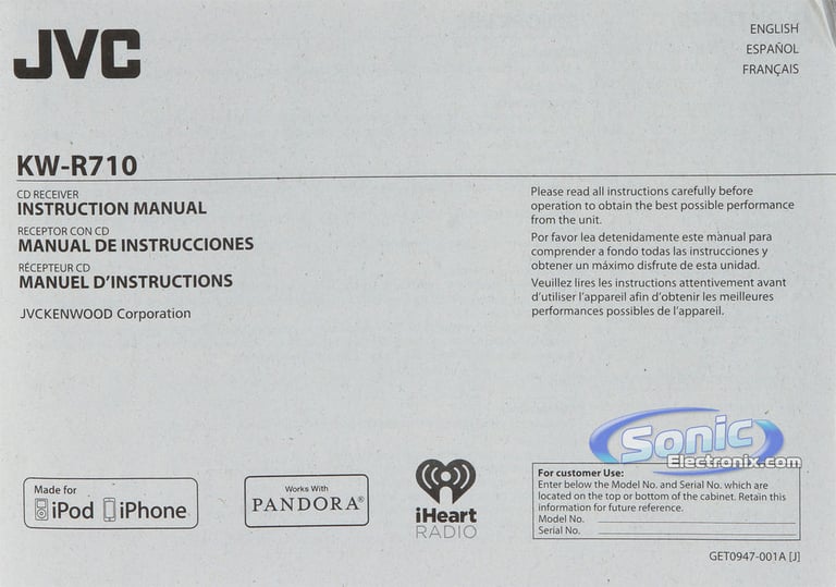 JVC KW-R710 Image 6