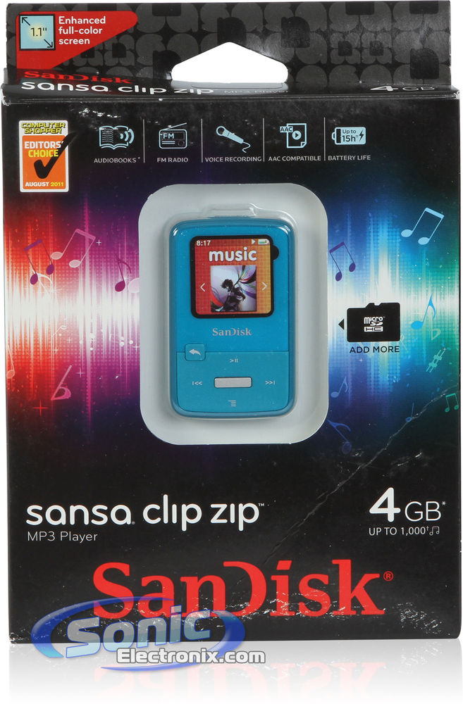 SanDisk Sansa Clip Plus 4GB (Black) Image 7
