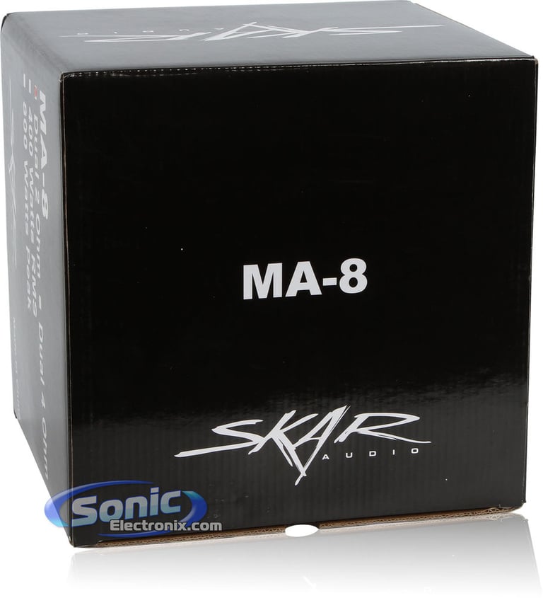Loaded SKAR Audio 8" Subwooofer + Kicker Amplifier + Kit Bass Package Image 12