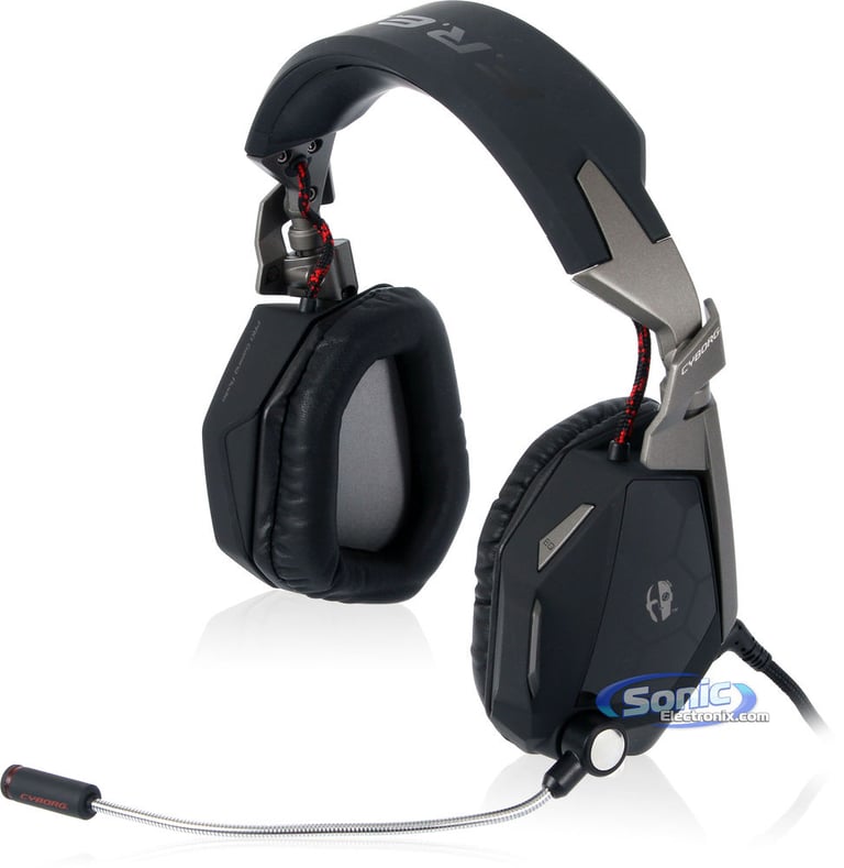 Mad Catz F.R.E.Q. 5 Gaming Headset Stereo Headphones (Matte Black) Open Box Image 12