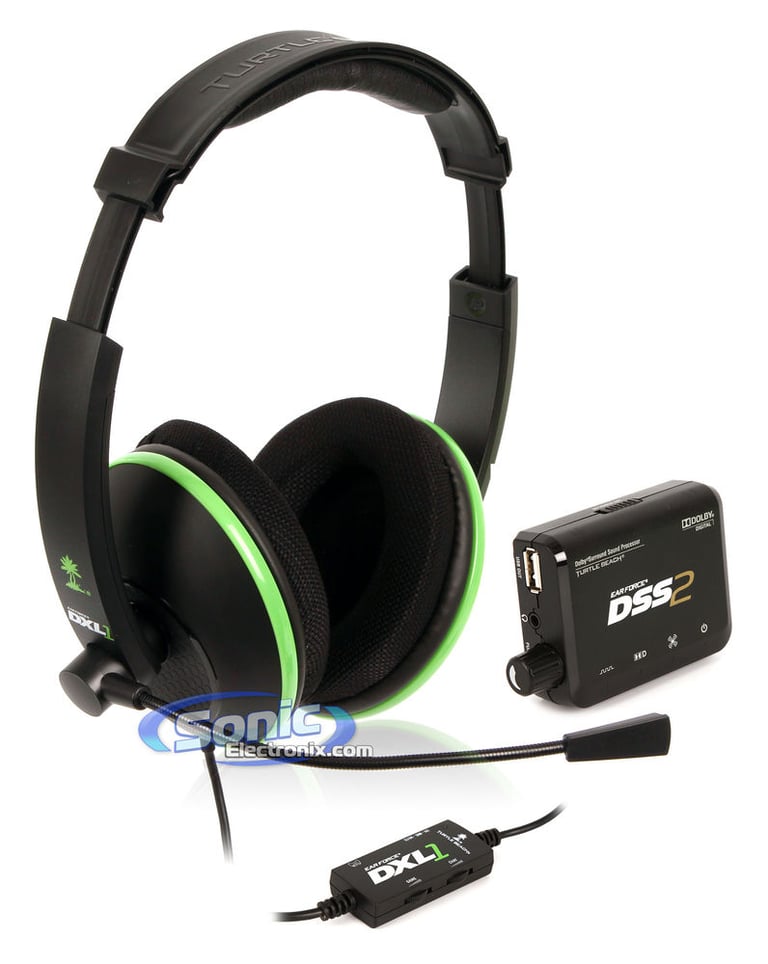 Turtle Beach Ear Force DXL1 (TBS-2122-01) Gaming Headset Stereo Headphones Open Box Image 14