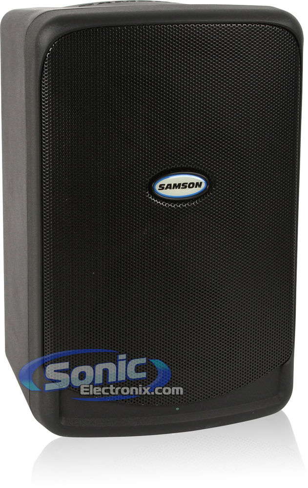 Samson Portable P.A. and 2 Hand-Held Wireless Microphone System Image 6