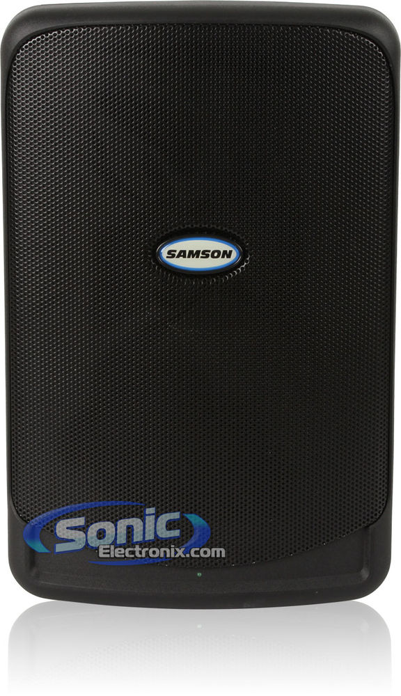 Samson Portable P.A. and 2 Hand-Held Wireless Microphone System Image 7