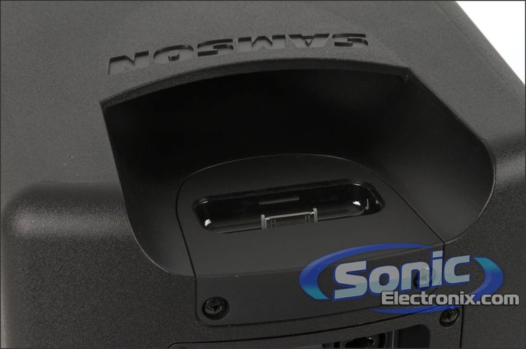 Samson Portable P.A. and 2 Hand-Held Wireless Microphone System Image 10