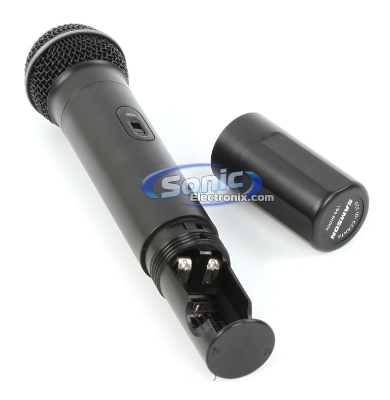 Samson Portable P.A. and 2 Hand-Held Wireless Microphone System Image 18