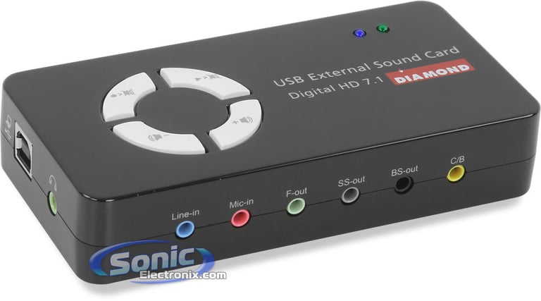 Diamond XS71U Xtreme Sound 7.1 USB (Black) Image 1