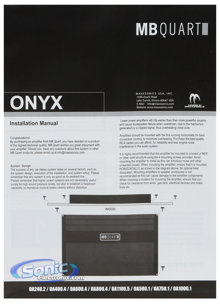 MB Quart 500W Dual 4 Ohm Bass Package Image 7