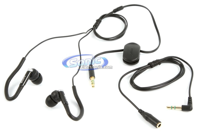 Sony MDR-AS41EX/B Active Sports Earbuds Ear-Clip In-Ear Headphones (Black) Open Box Image 14