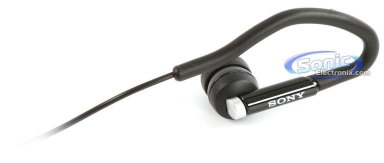 Sony MDR-AS41EX/B Active Sports Earbuds Ear-Clip In-Ear Headphones (Black) Open Box Image 18