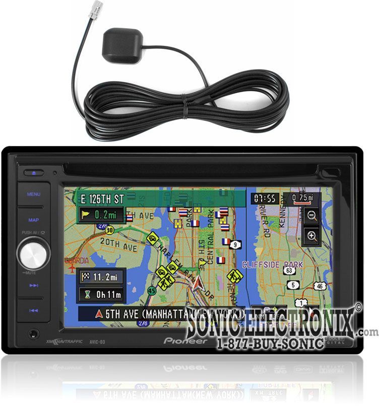 Combo: Pioneer AVIC-D3X (AVIC-D3 + CD-i200 + CD-BTB200 + CD-R55) Image 4