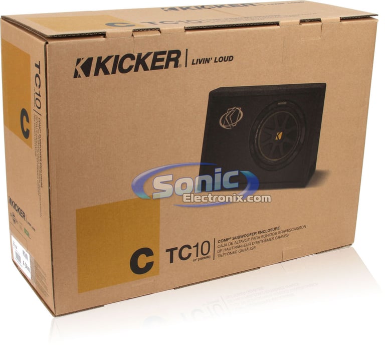 Kicker Monoblock + 10" Sub Box Combo (41DXA2501 + 10TC104) Image 9