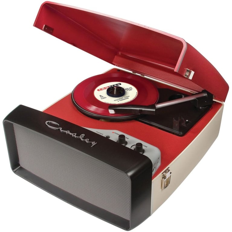 Crosley Collegiate CR6010A-RE - Red/Cream Image 1