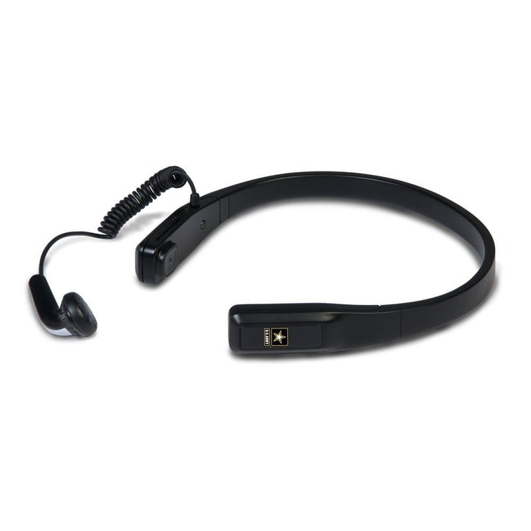 CTA Digital U.S. ARMY Bluetooth Throat Mic Headset - US-BTMH Image 1