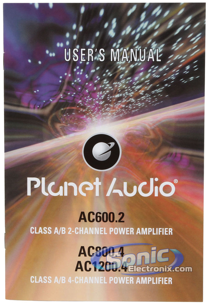 Planet Audio AC800.4 Image 7