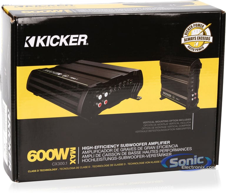 Kicker 300W Bass Package Image 14