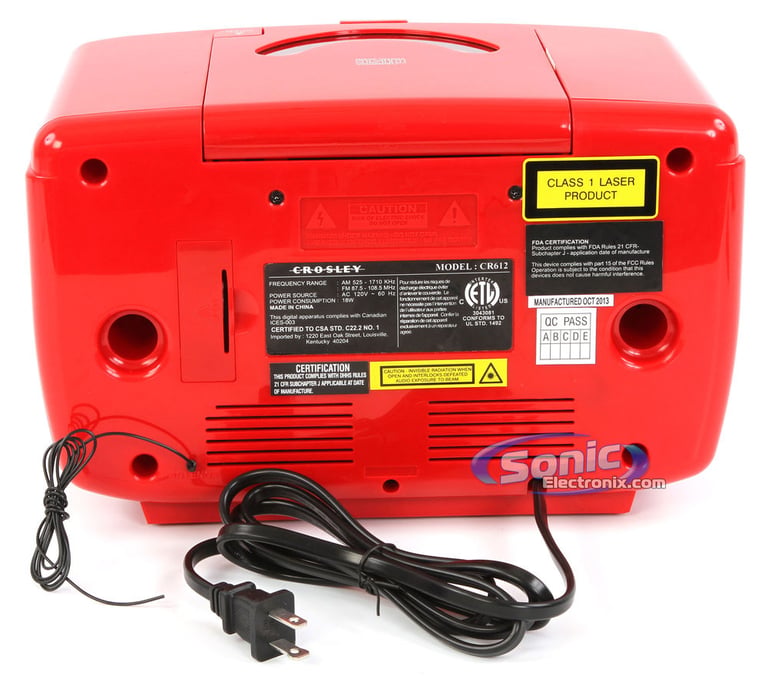 Crosley Corsair CR612 Red (CR612-RE) Image 4