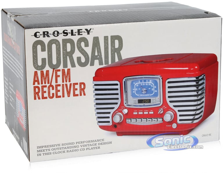 Crosley Corsair CR612 Red (CR612-RE) Image 5