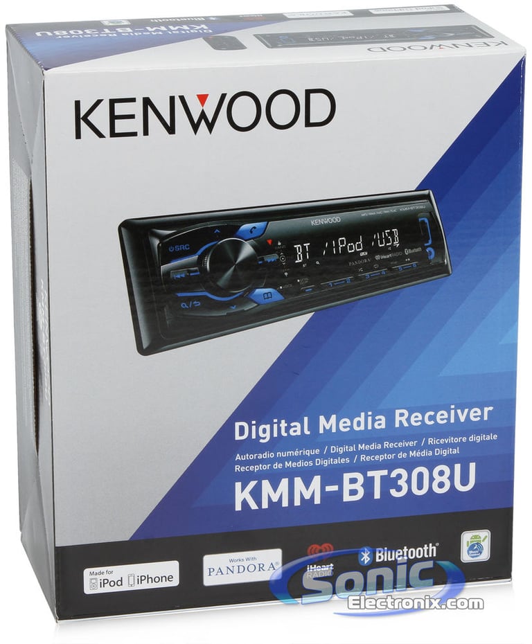 Kenwood KMM-BT308U- OPEN BOX Image 8