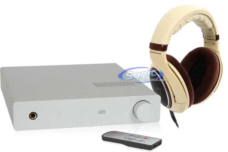 NuForce HAP-100 Silver + Sennheiser HD 598 Image 1