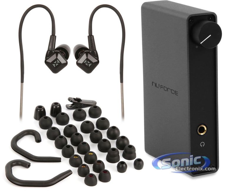 NuForce Icon HD (Black) + NVX EX10s Image 1