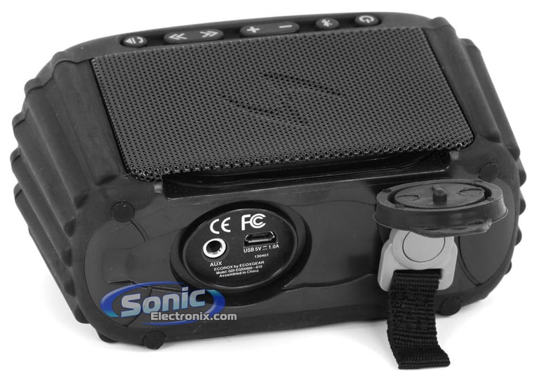 Grace Digital GDI-EGRX601 ECOXGEAR ECOROX Waterproof Bluetooth Speaker (Black) (OPEN BOX) Image 14