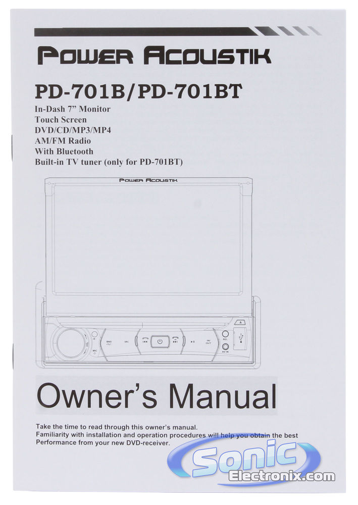 Power Acoustik PD-701BT Image 9