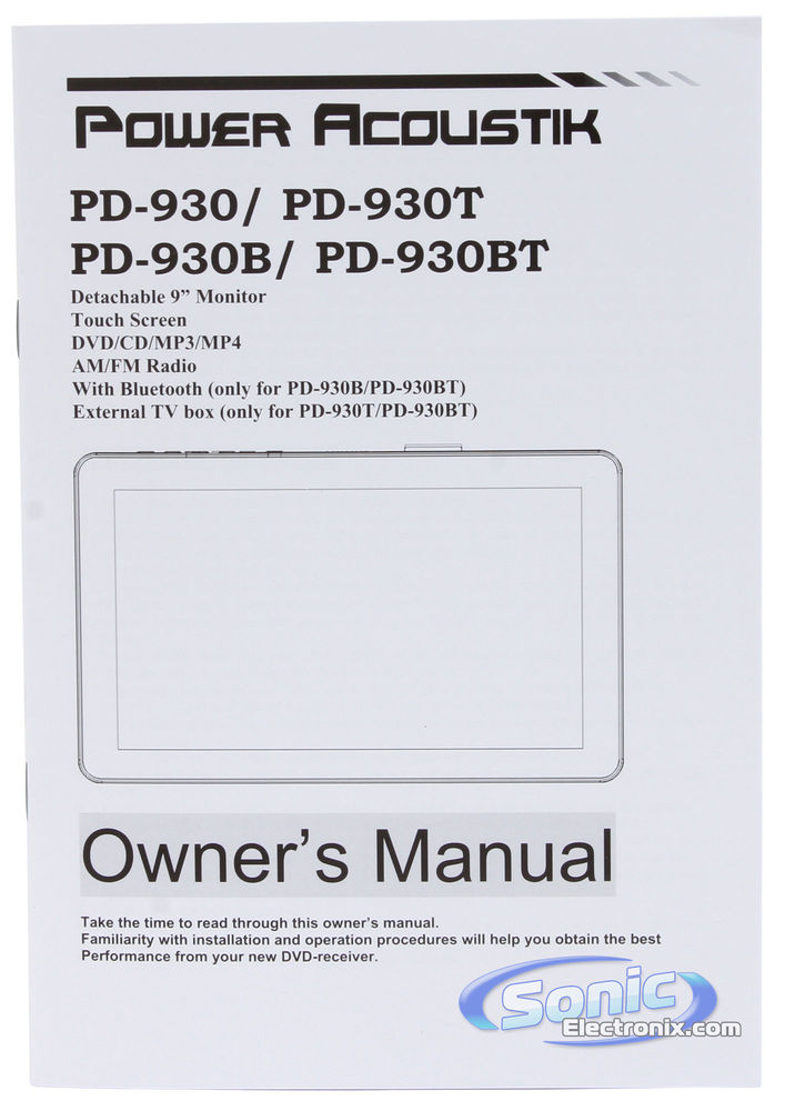 Power Acoustik PD-930BT Image 18