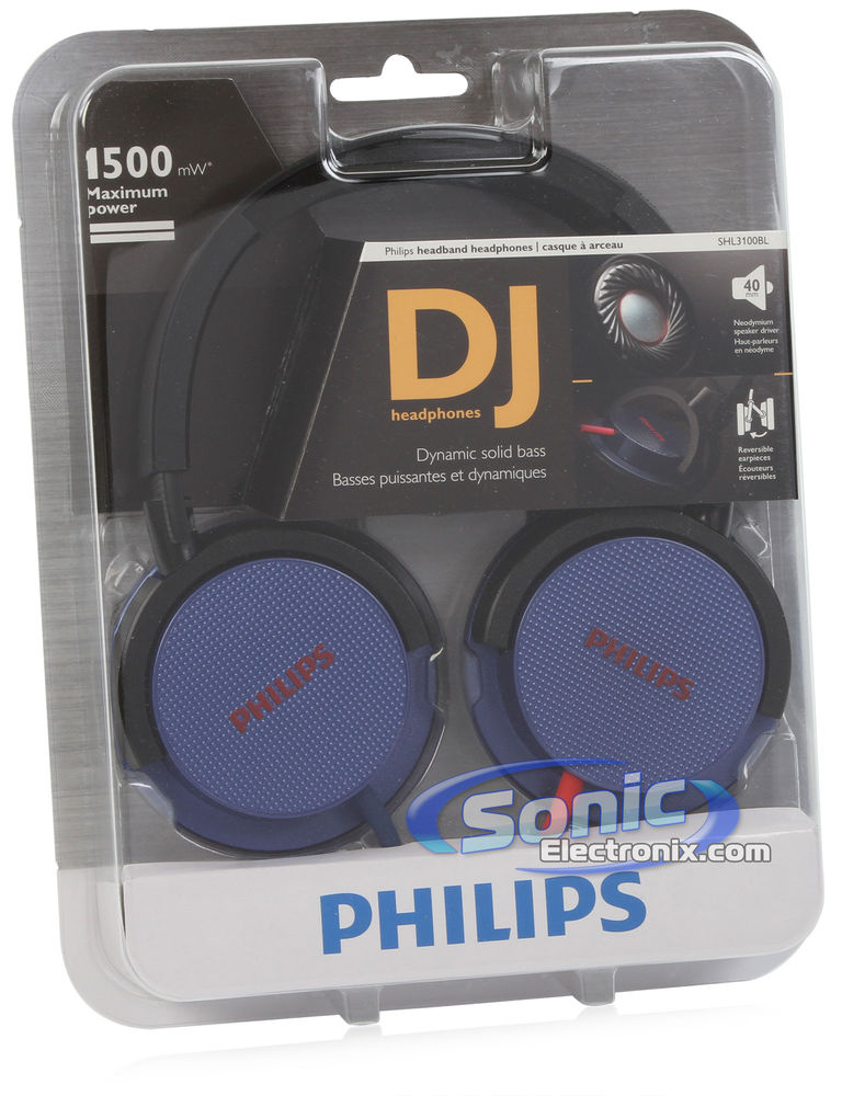 Philips SHL3100BL - Blue Image 9
