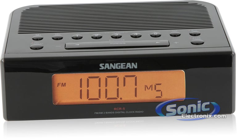 Sangean RCR-5 Black Image 1