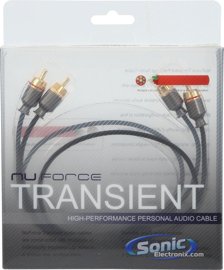 NuForce CABLE-RR-MM-1M-BLACK (Black) Image 2