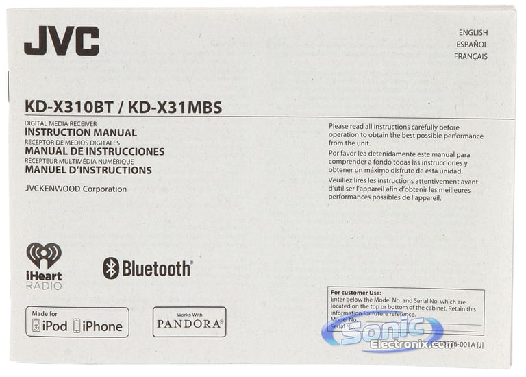 JVC KD-X31MBS Image 7